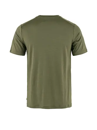 FJÄLLRÄVEN | Herren Funktionsshirt Abisko Wool | olive